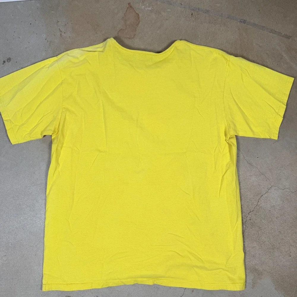 NIKE Michigan Wolverines‎ NCAA Yellow T Shirt Men's Size L Short Sleeve Tee